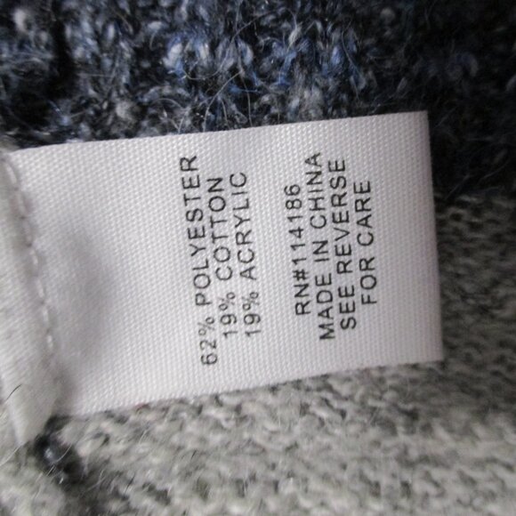 Yarn & Sea open cardigan sweater no buttons front pockets lightweight size 2x - Picture 3 of 10